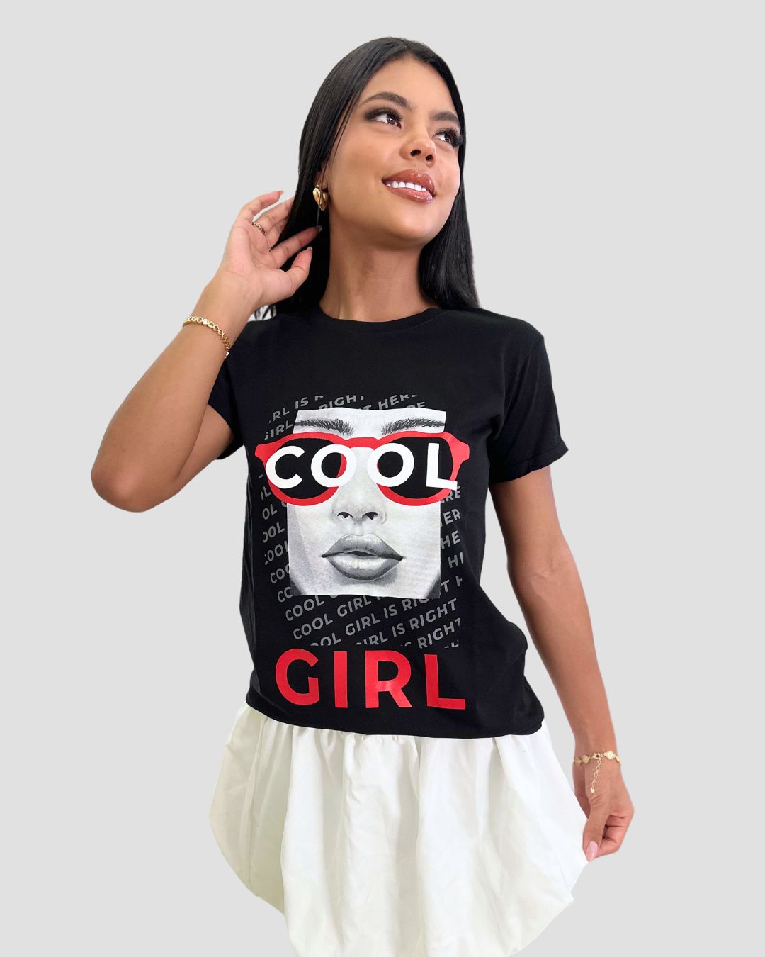 Camiseta RegularFit CoolGirl - Mozzaar Camiseta RegularFit CoolGirl