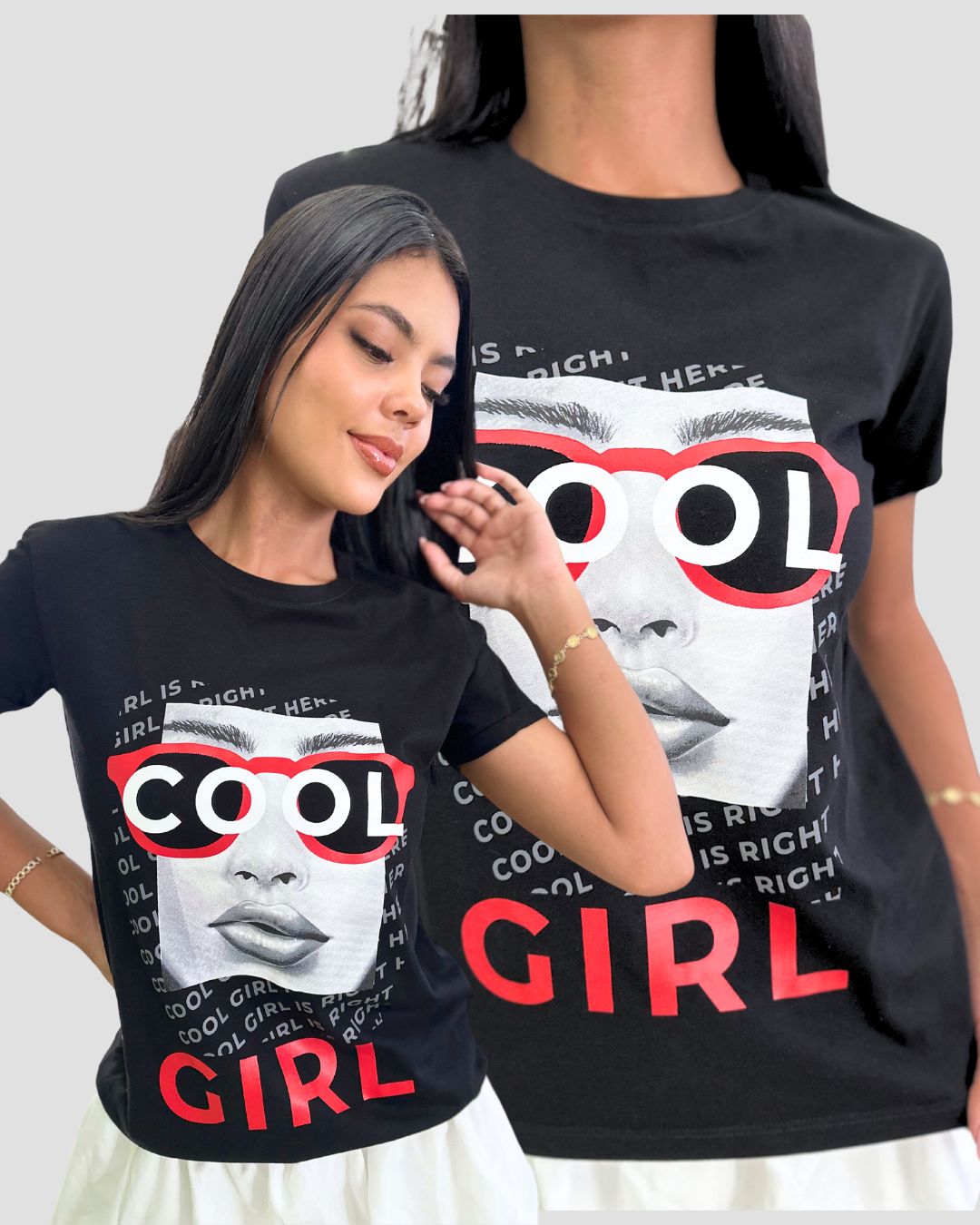 Camiseta RegularFit CoolGirl - Mozzaar Camiseta RegularFit CoolGirl