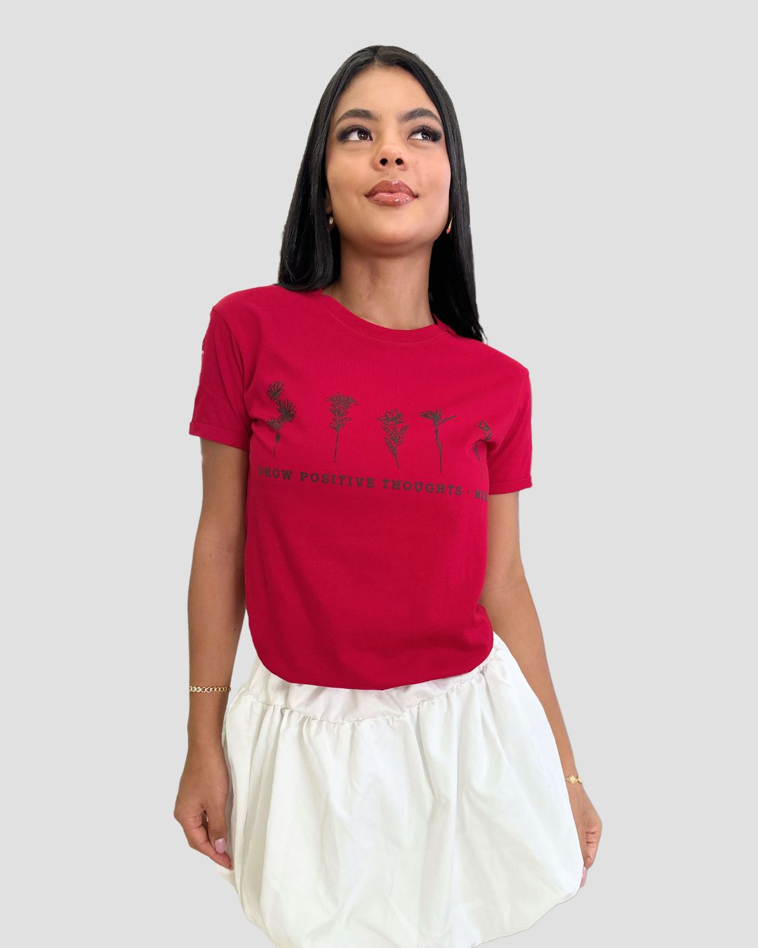 Camiseta RegularFit Grow Positive - Mozzaar Camiseta RegularFit Grow Positive