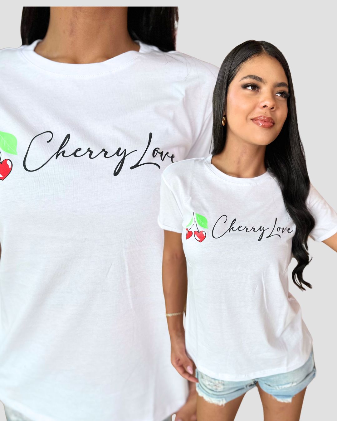 Camiseta RegularFit Cherry Love - Mozzaar Camiseta RegularFit Cherry Love