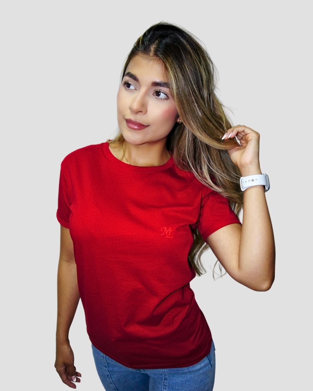 Camiseta Básica RegularFit Roja - Mozzaar Camiseta Básica RegularFit Roja