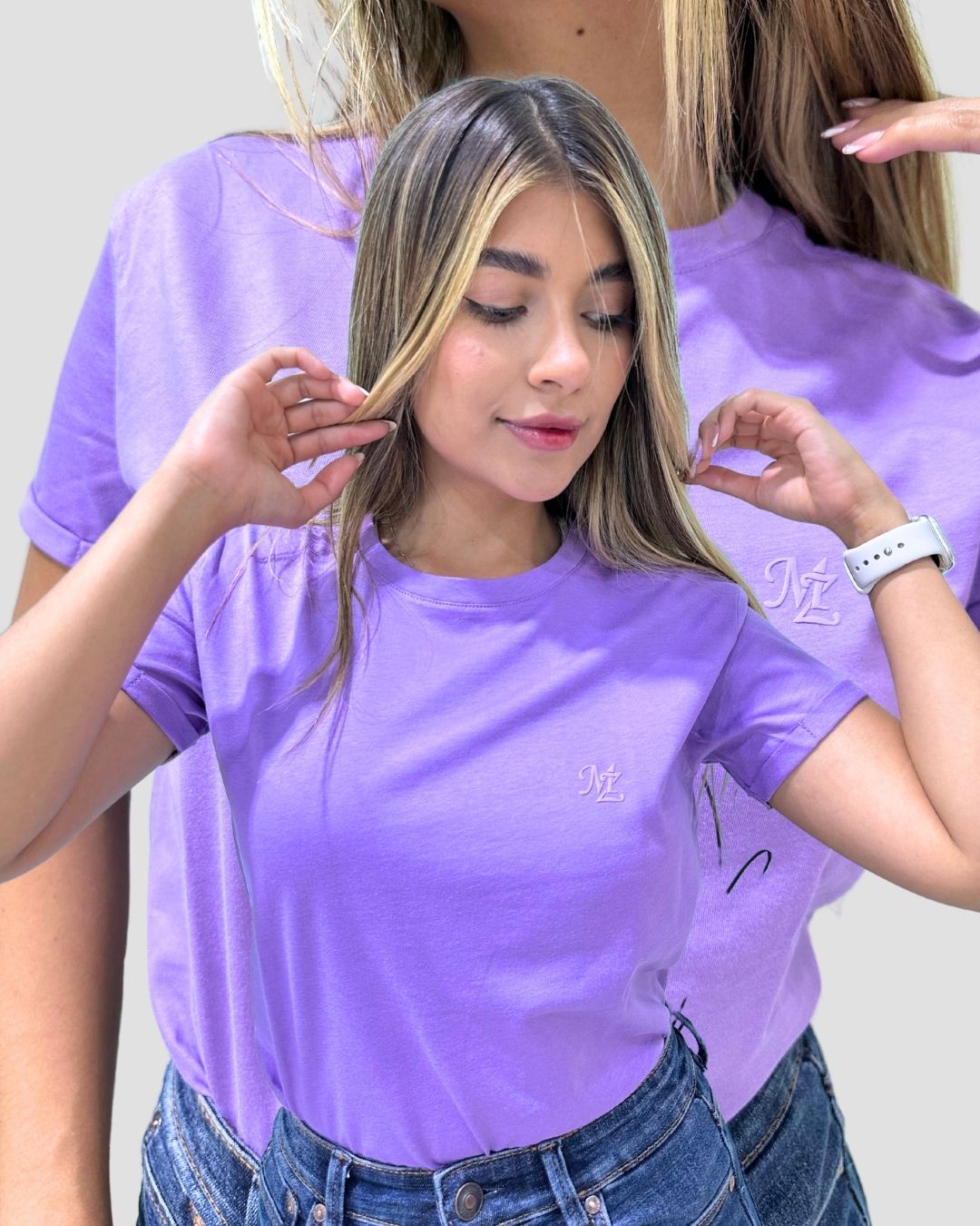 Camiseta Básica RegularFit Lila - Mozzaar Camiseta Básica RegularFit Lila