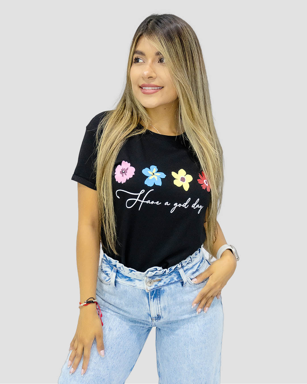 Camiseta RegularFit Flower - Mozzaar Camiseta RegularFit Flower