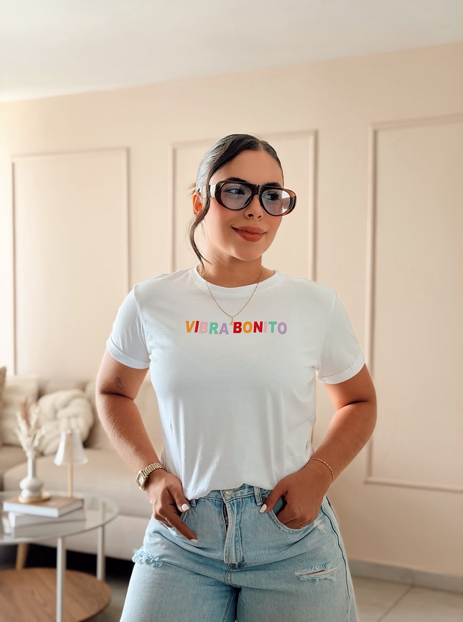 Camiseta regular fit - Vibra bonito
