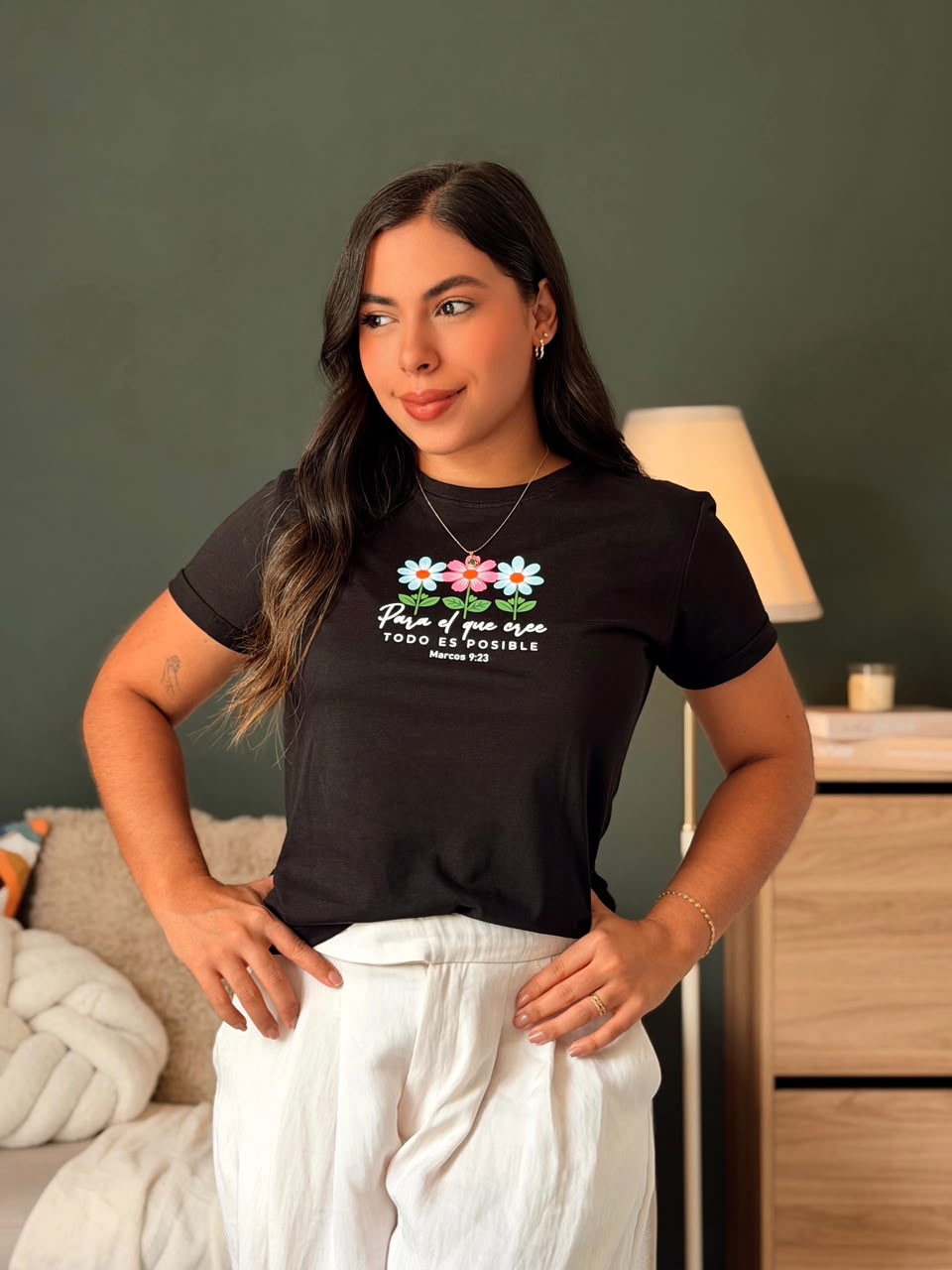Camiseta regular fit - Para el que Cree Todo es Posible