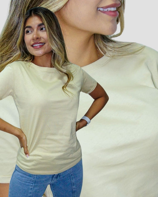 Camiseta Básica RegularFit Beige