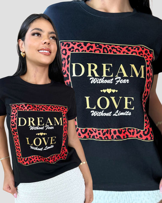 Camiseta RegularFit Dream & Love