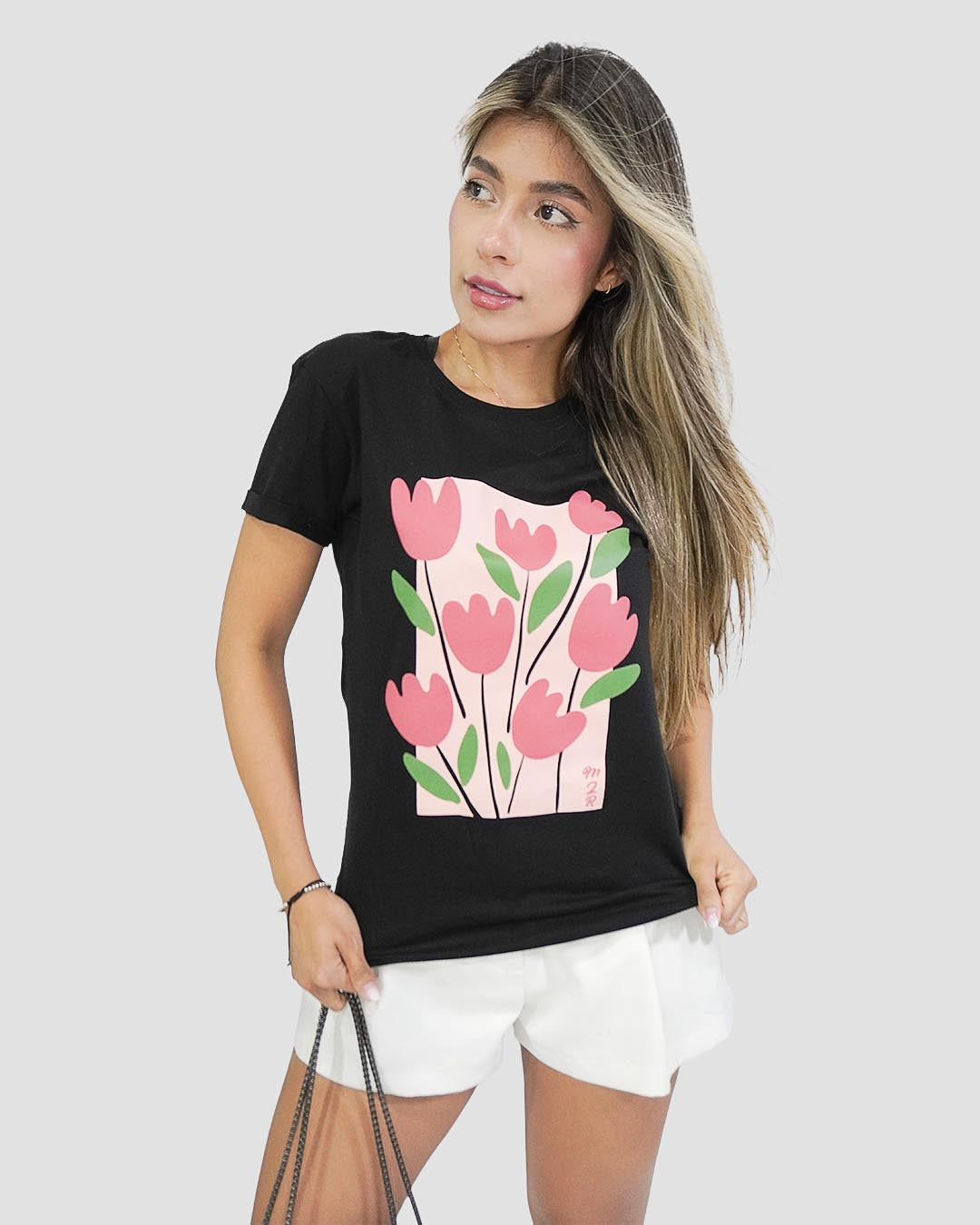 Camiseta RegularFit Flores