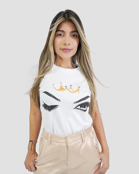 Camiseta RegularFit Queen Eyes