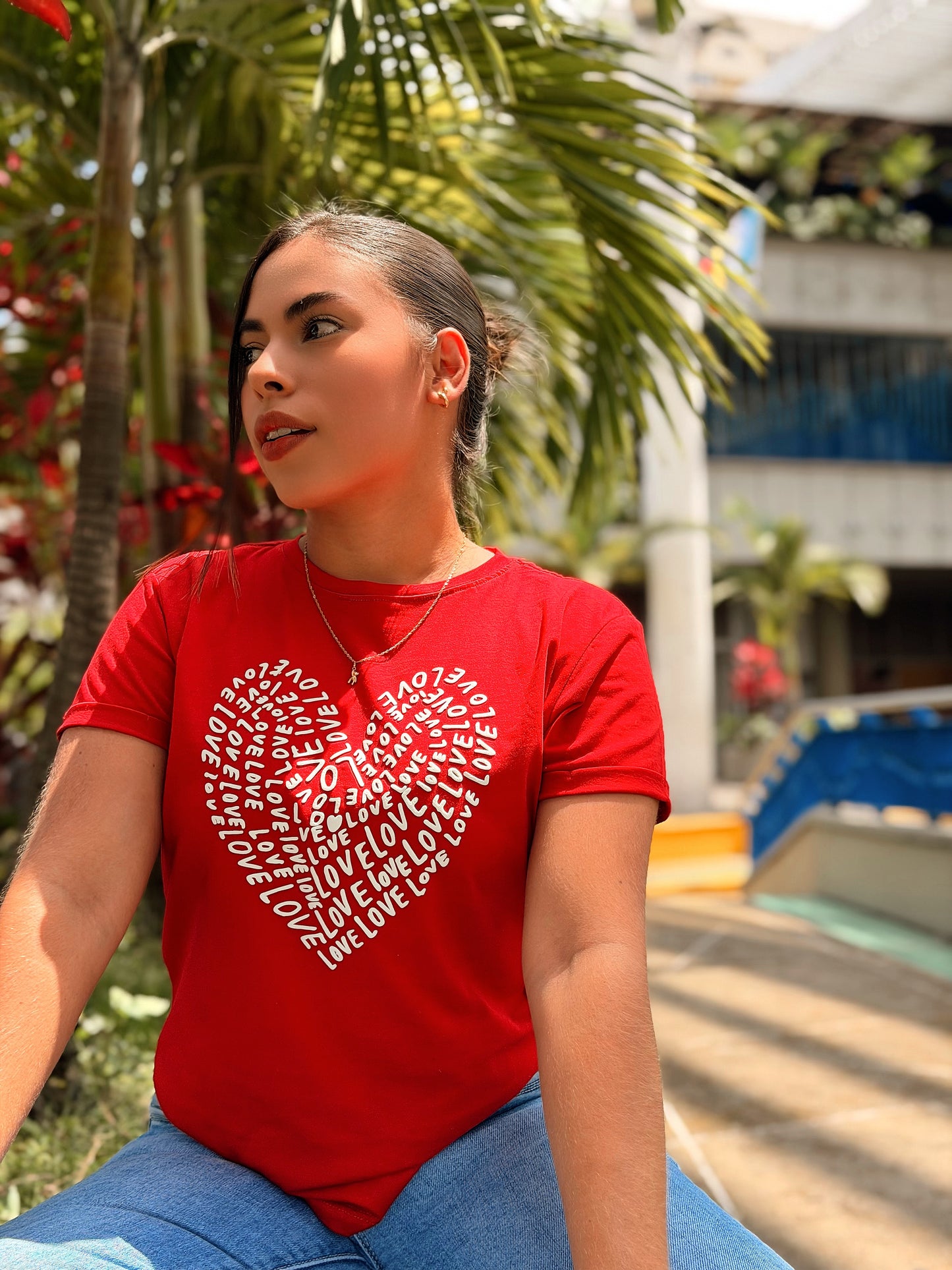 camiseta regular fit - love