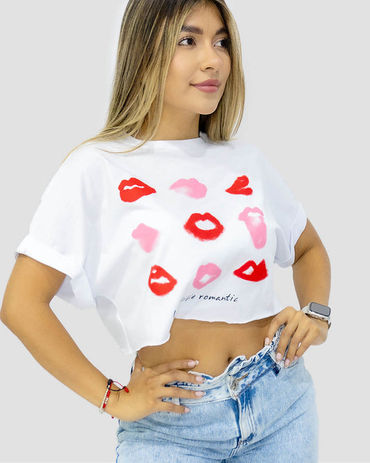 Camiseta Corta Labios - Mozzaar Camiseta Corta Labios