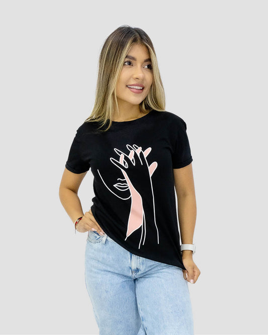 Camiseta RegularFit Manos - Mozzaar Camiseta RegularFit Manos