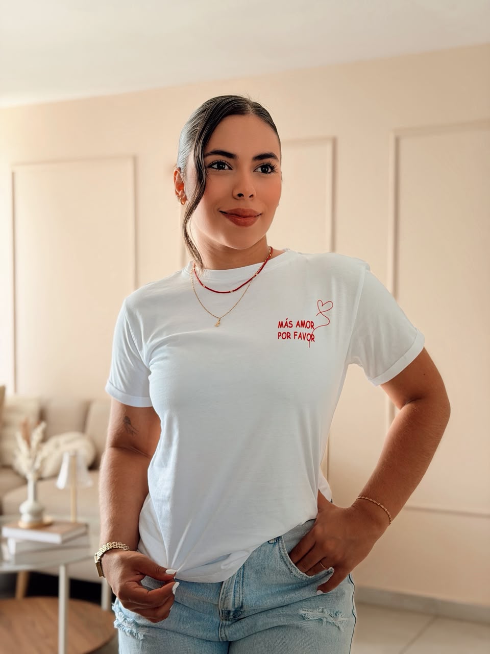 Camiseta regular fit - Más Amor Por Favor