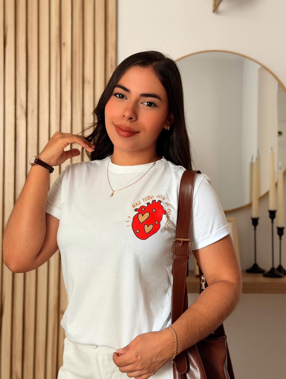 Camiseta regular fit - Haz Todo con el Corazón