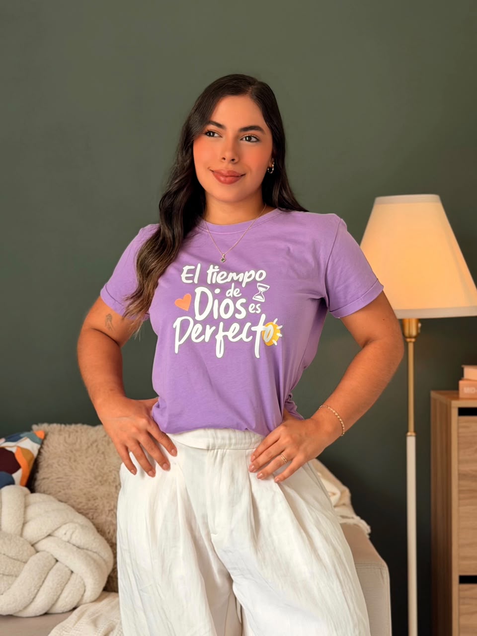 Camiseta regular fit - El Tiempo de Dios es Perfecto
