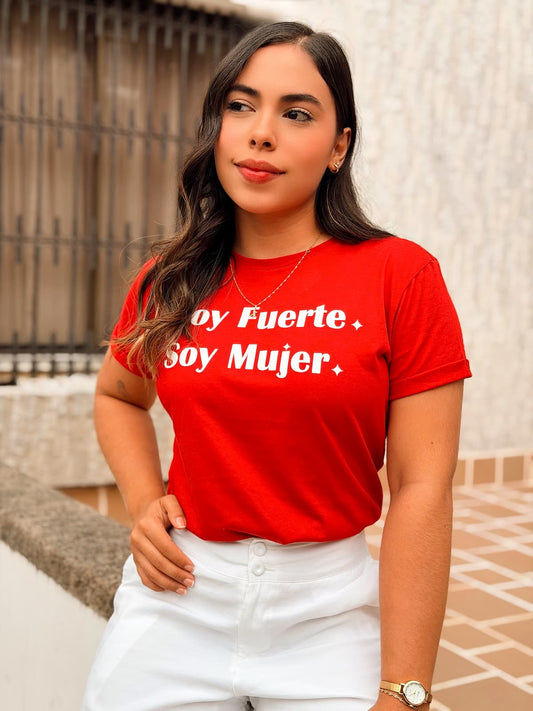 Camiseta regular fit - Soy Fuerte, Soy Mujer