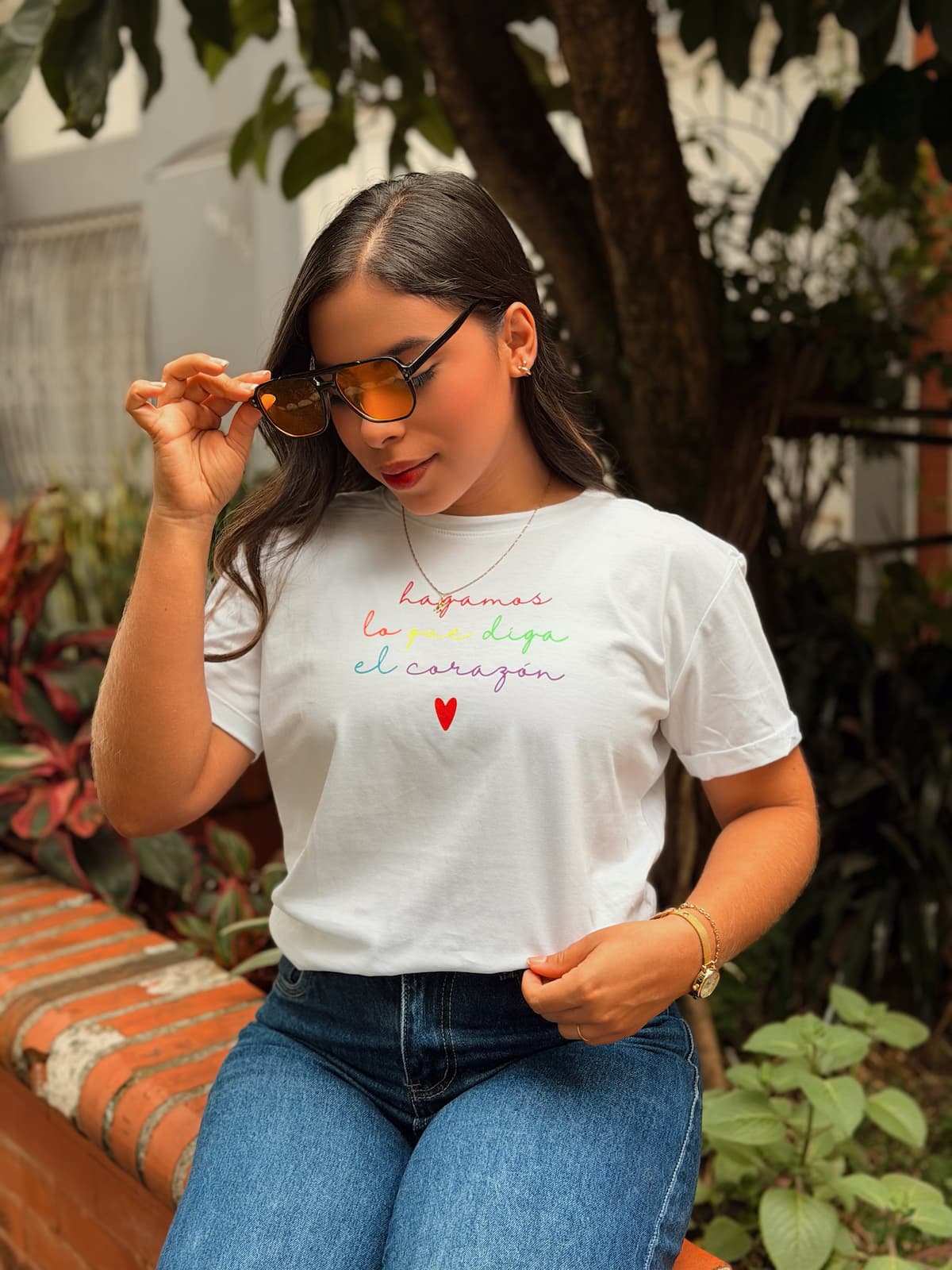 Camiseta Regular Fit - Lo que Diga el Corazón