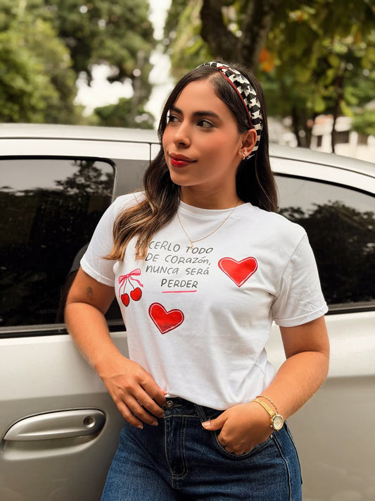 Camiseta Regular Fit - Corazón