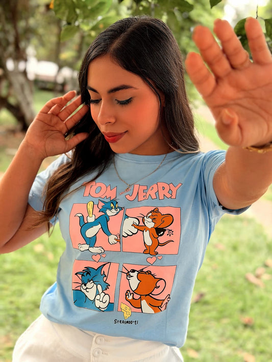 Camiseta Regular Fit - Tom & Jerry