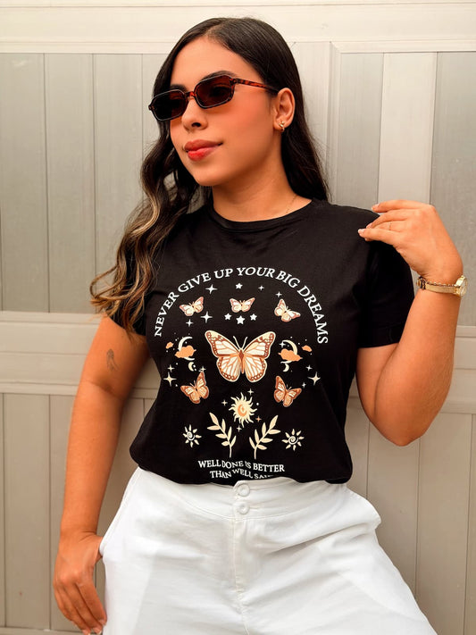 Camiseta regular fit - Big Dreams Mariposas