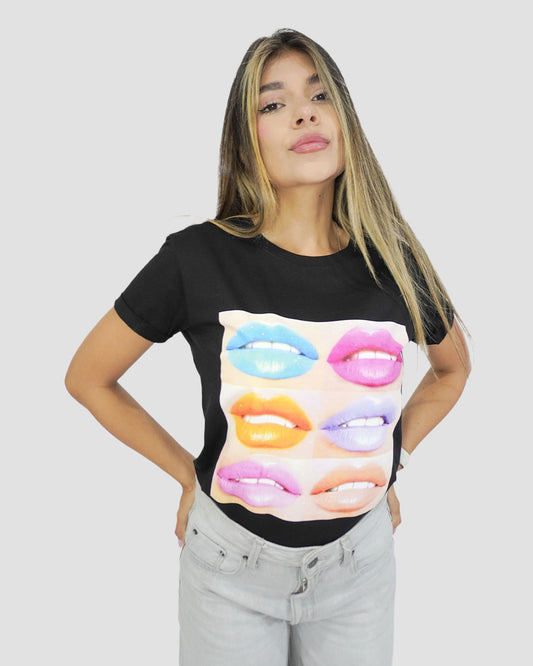 Camiseta RegularFit Pop Lips