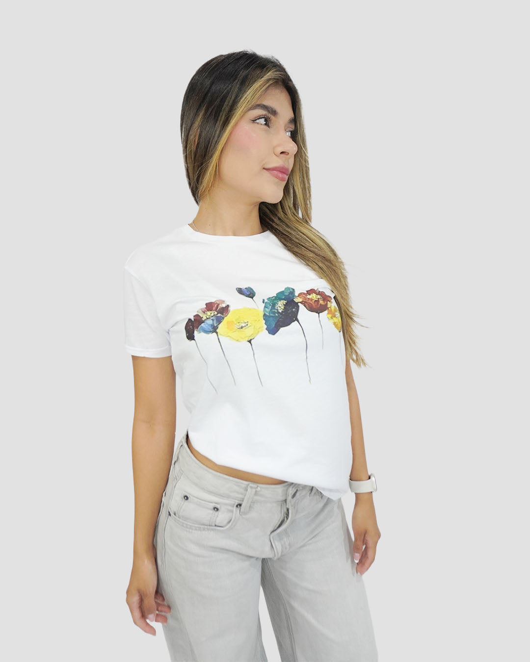 Camiseta RegularFit Jardín de Colores