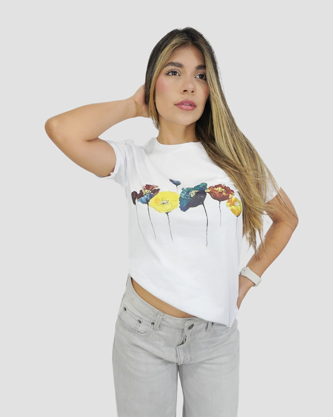 Camiseta RegularFit Jardín de Colores
