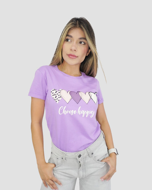 Camiseta RegularFit Choose Happy